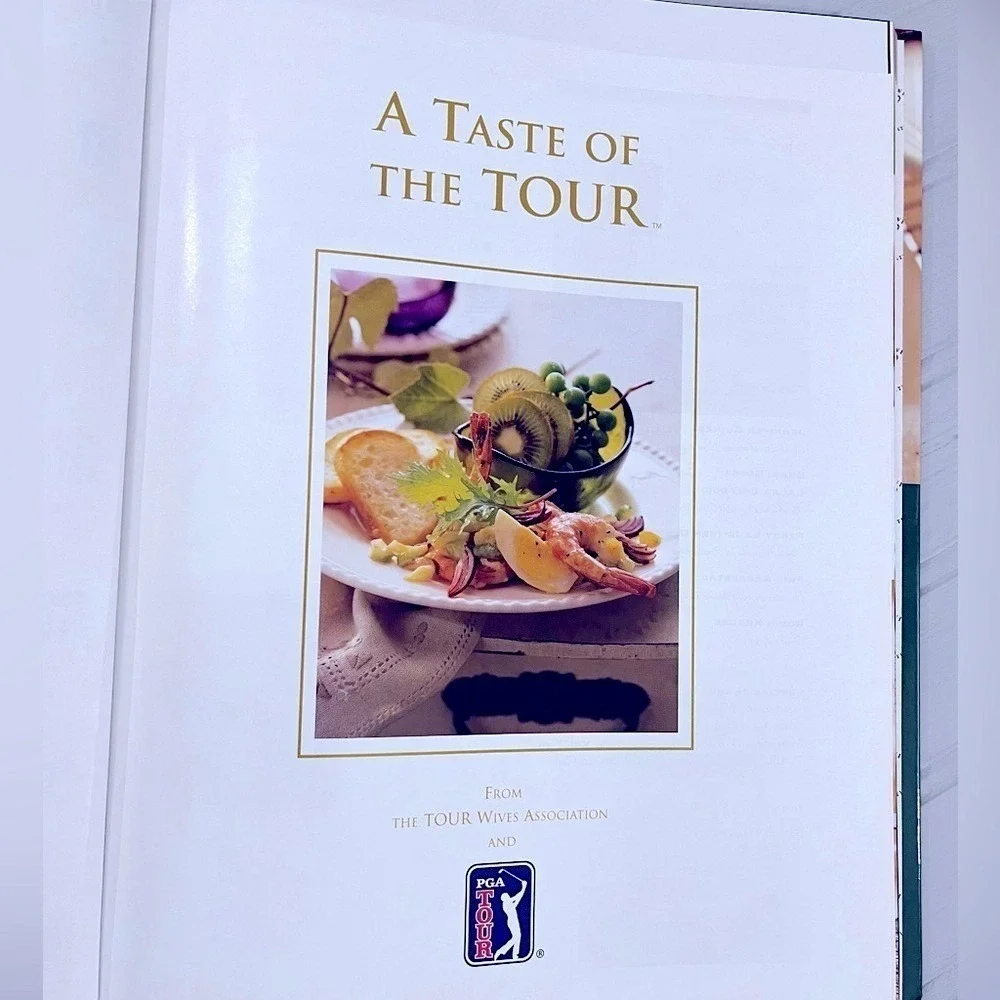 A Taste Of The Tour Cookbook PGA TOUR Wives Association Recipes Hardcover 2000
